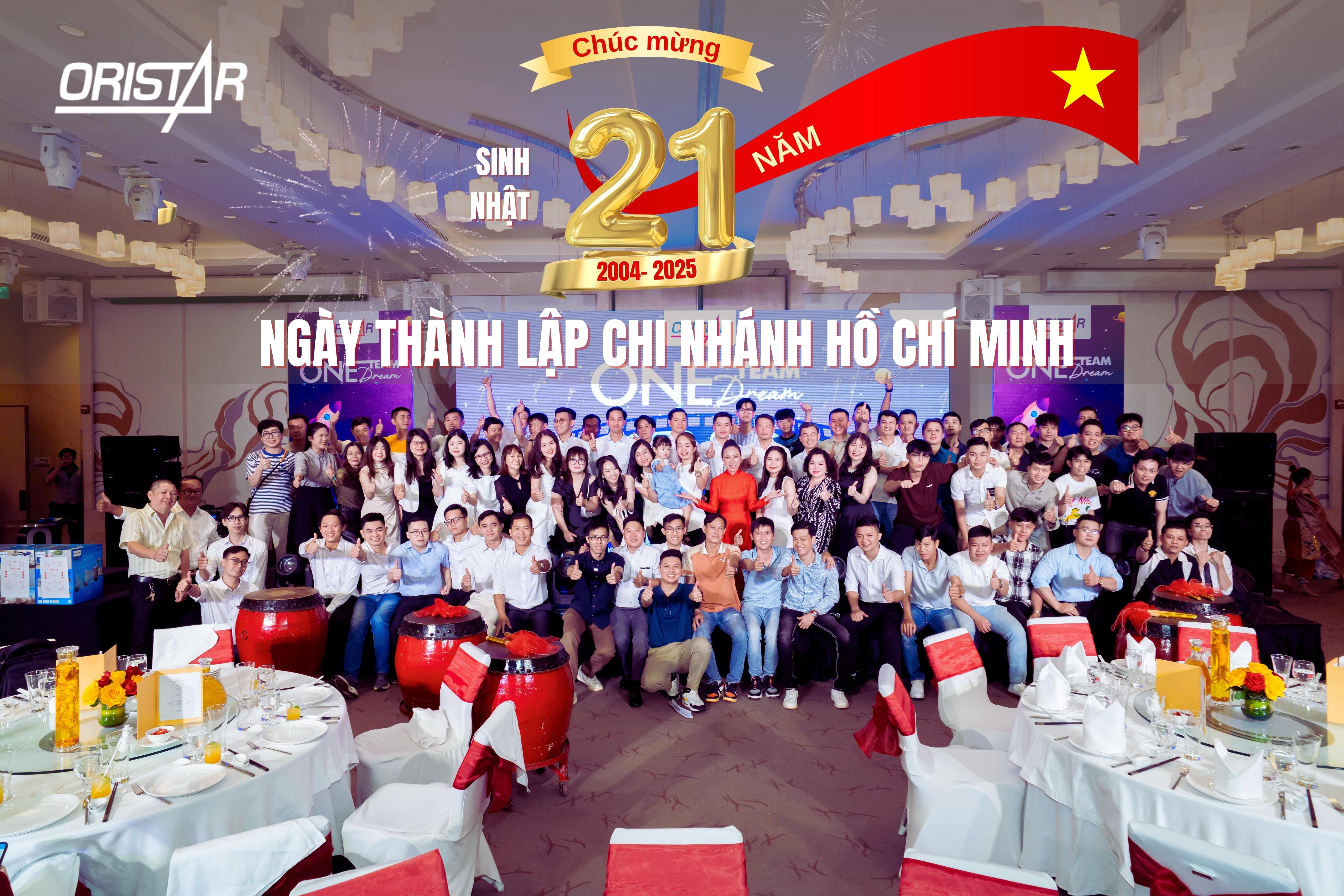 CHÚC MỪNG SINH NHẬT LẦN THỨ 21 – CHI NHÁNH HỒ CHÍ MINH (2004 – 2025)