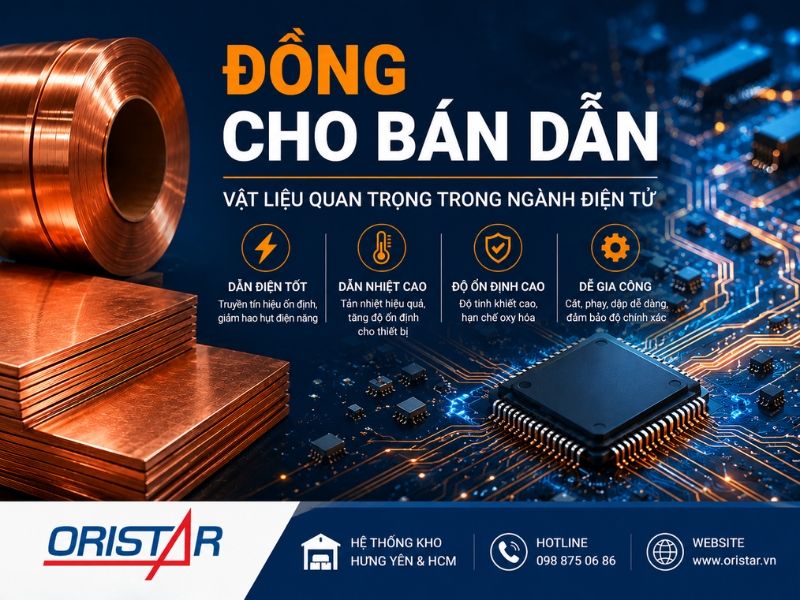 Đồng Cho Bán Dẫn Là Gì? Các Loại Đồng Dùng Trong Ngành Bán Dẫn