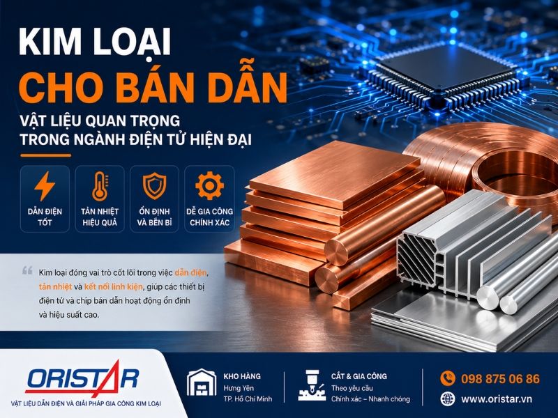 Kim Loại Cho Bán Dẫn Là Gì? Các Loại Kim Loại Dùng Trong Ngành Bán Dẫn