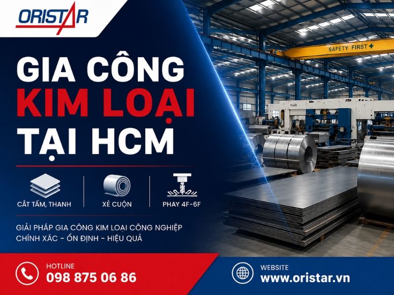 Gia Công Kim Loại Tại TPHCM - Cắt Tấm, Xẻ Cuộn