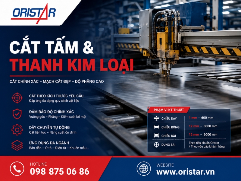 Cắt Tấm Và Thanh Kim Loại