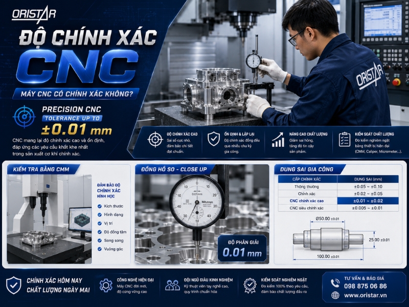 Máy CNC Có Chính Xác Không?