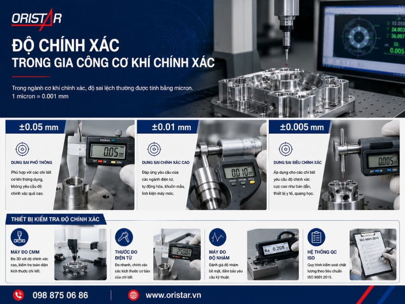 Độ Chính Xác Trong Cơ Khí Chính Xác