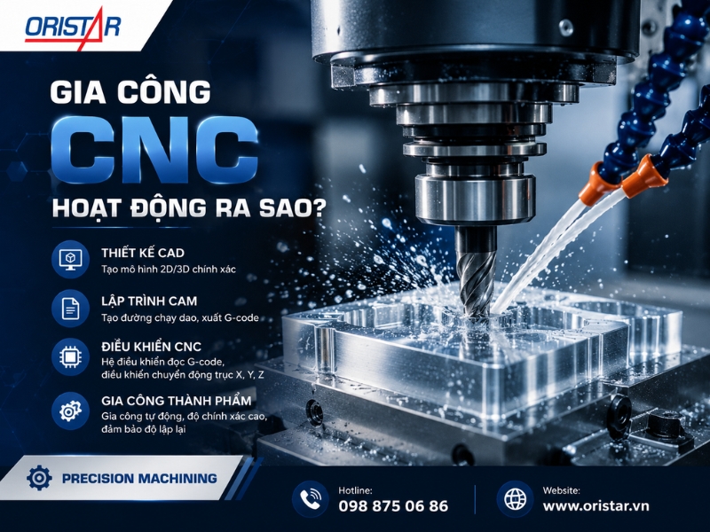 Gia Công CNC Hoạt Động Như Thế Nào?