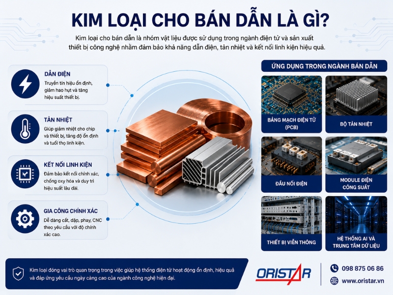 Kim Loại Cho Bán Dẫn