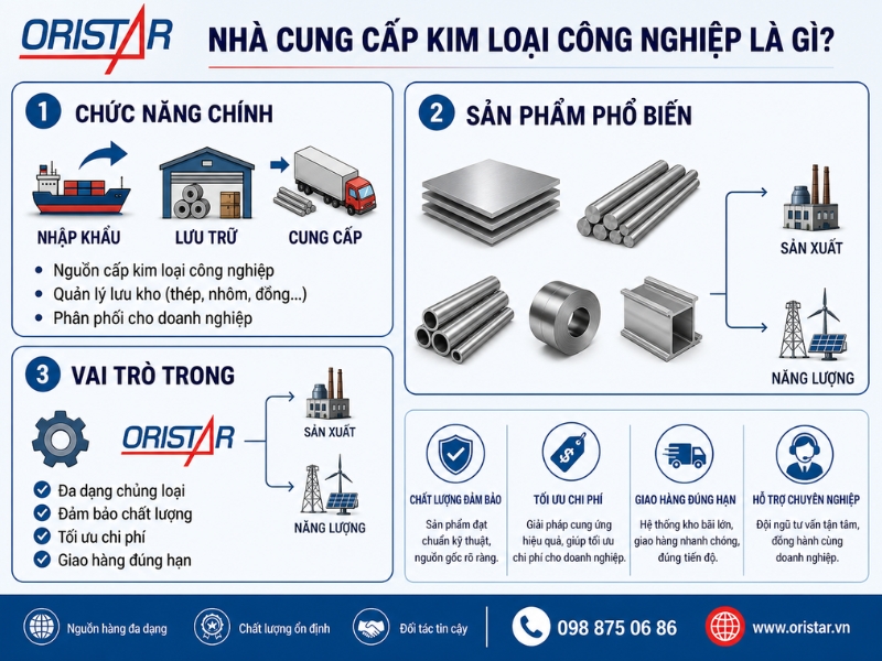 Nh&agrave; Cung Cấp Kim Loại C&ocirc;ng Nghiệp