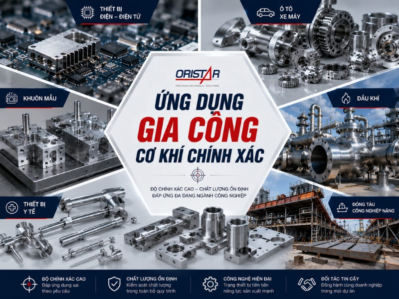 Ứng Dụng Gia Công Cơ Khí Chính Xác